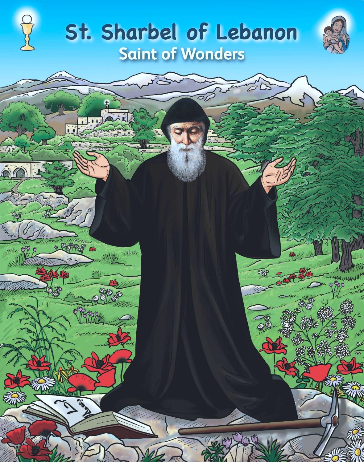 Cover of “St. Sharbel of Lebanon”