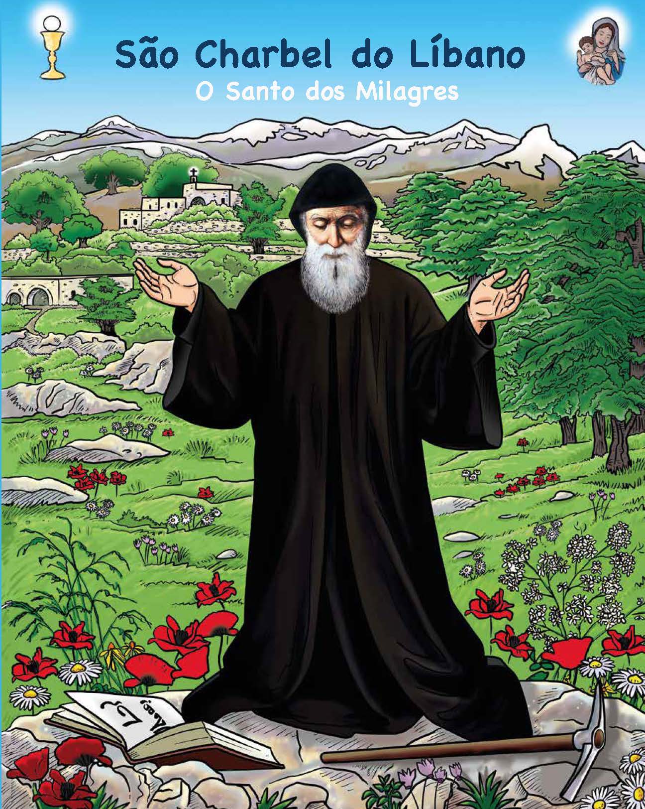 Capa de “São Charbel do Líbano”